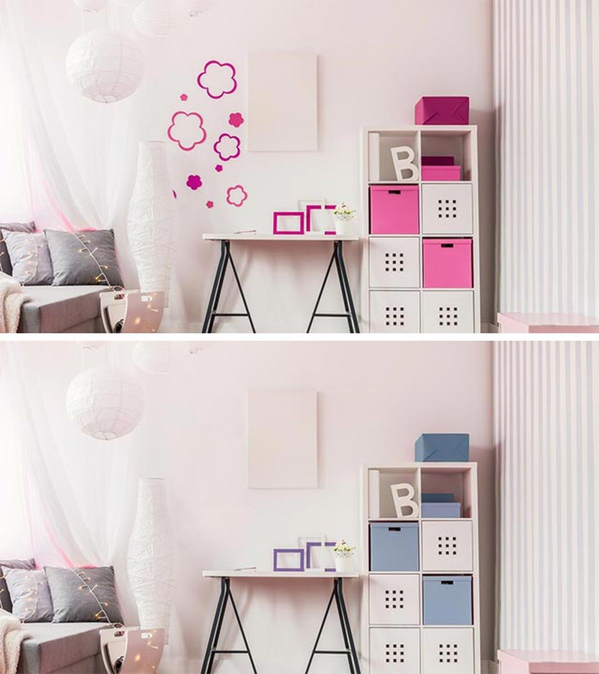 pasar dormitorio adolescente mujer adulta antes despues