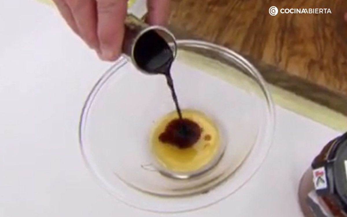 Karlos Arguiñano usa vinagre de Jerez para elaborar la vinagreta de miel