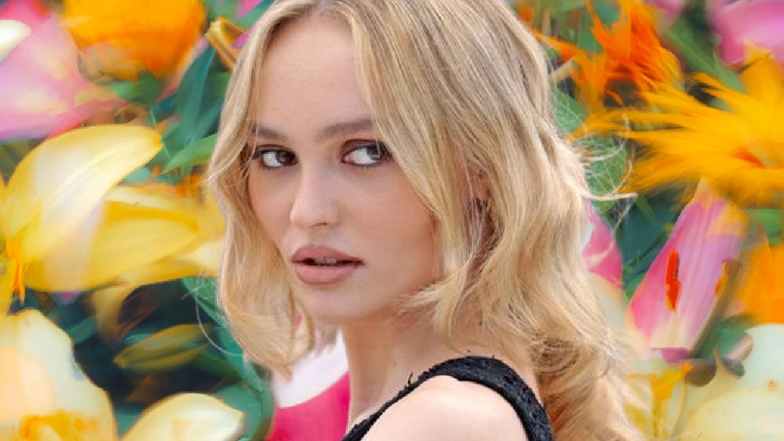 La actriz Lily Rose Depp, hija de Johnny Depp y Vanessa Paradis