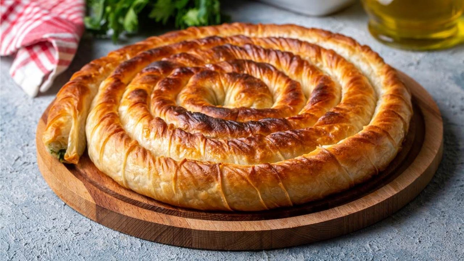 Borek turco de espinacas