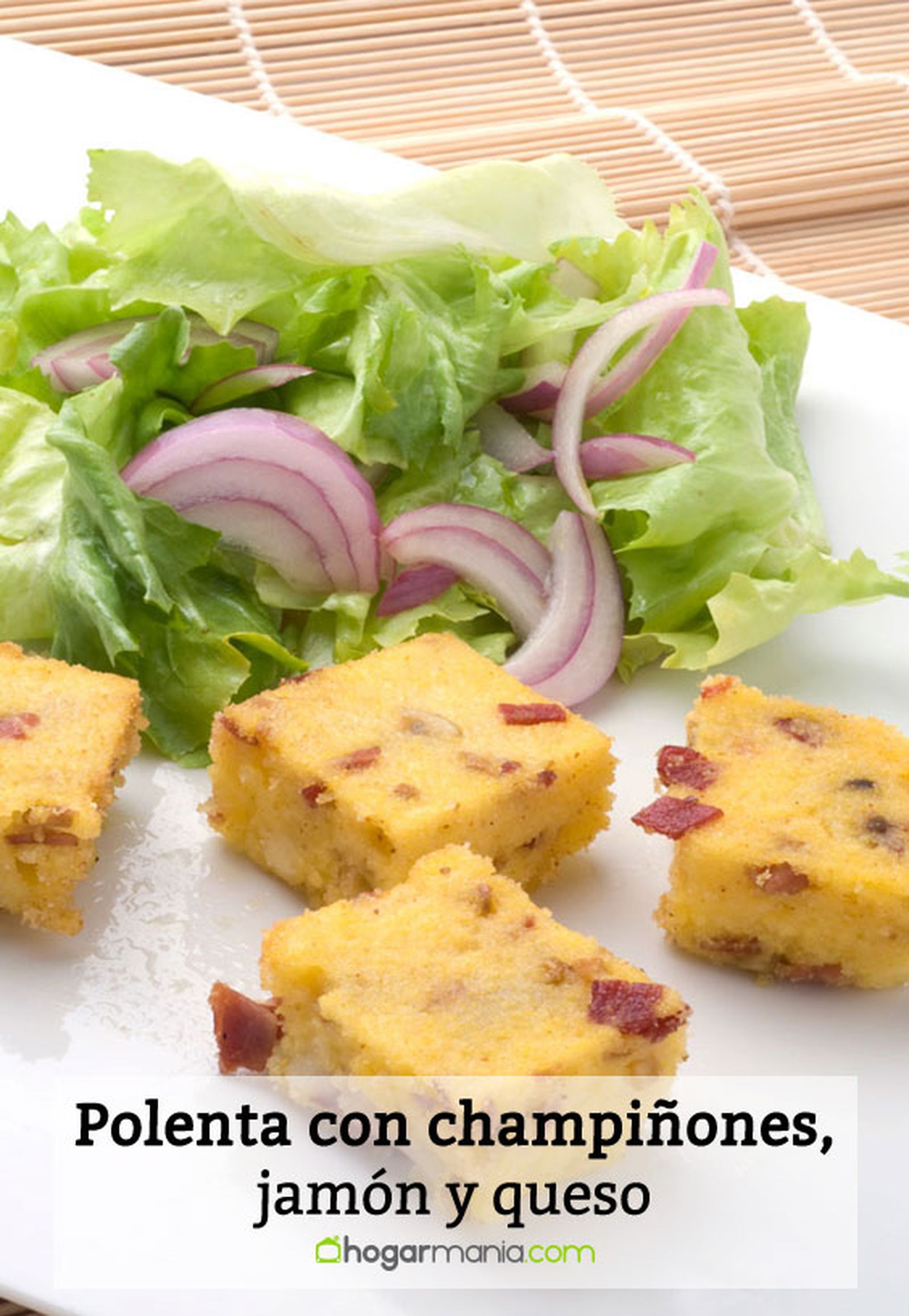 polenta champinones jamon queso pin polenta champinones jamon queso pin