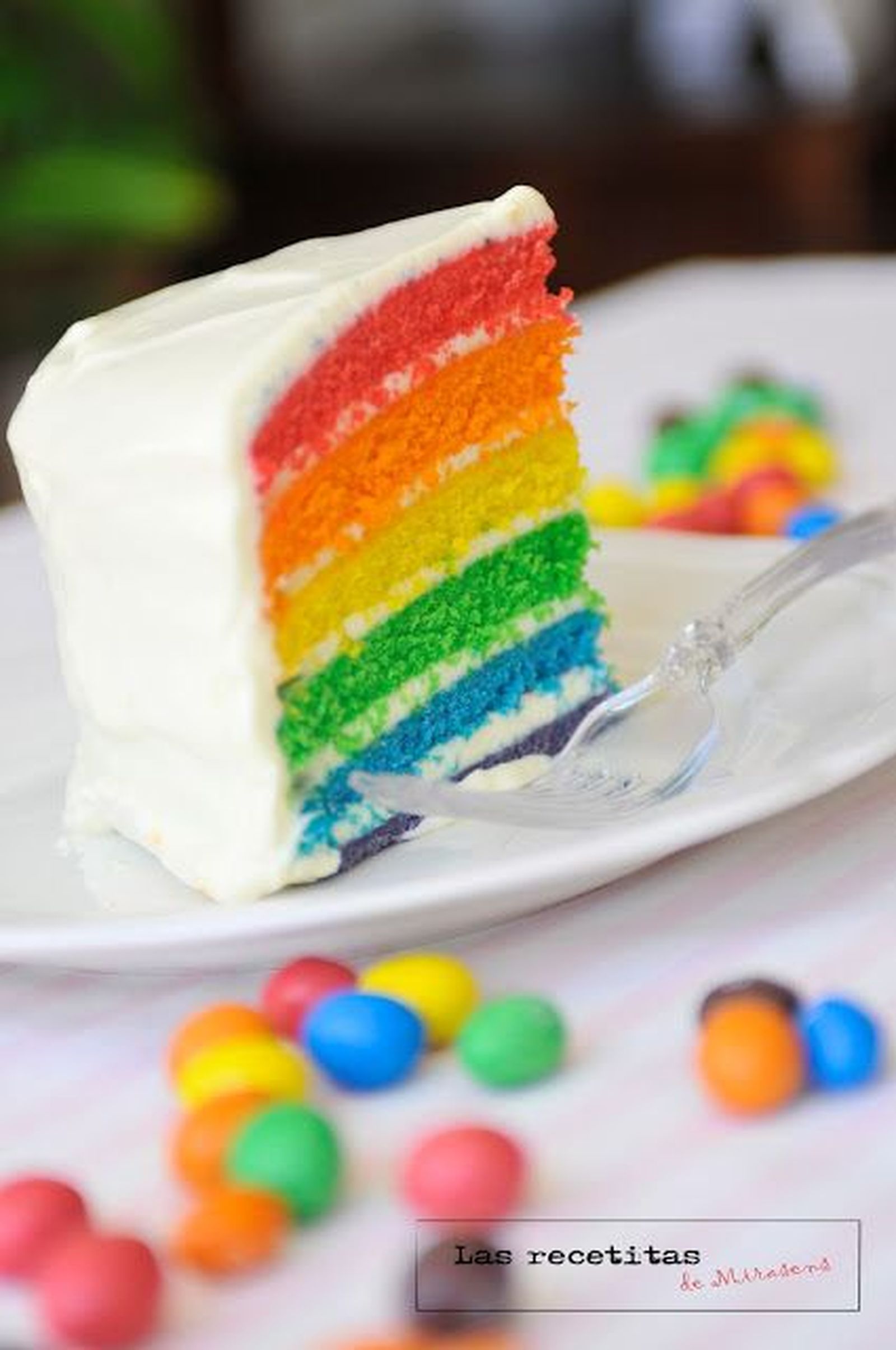 tarta arcoiris pinterest las recetitas