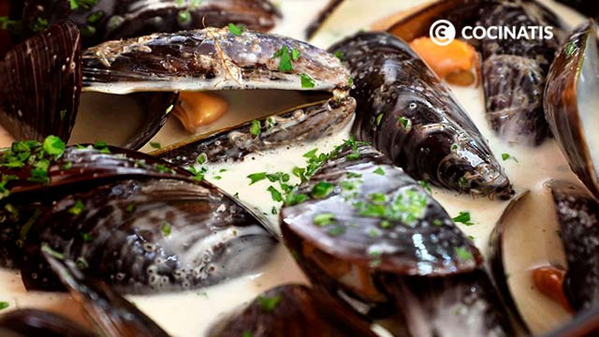 Receta de mejillones con nata  paso 4