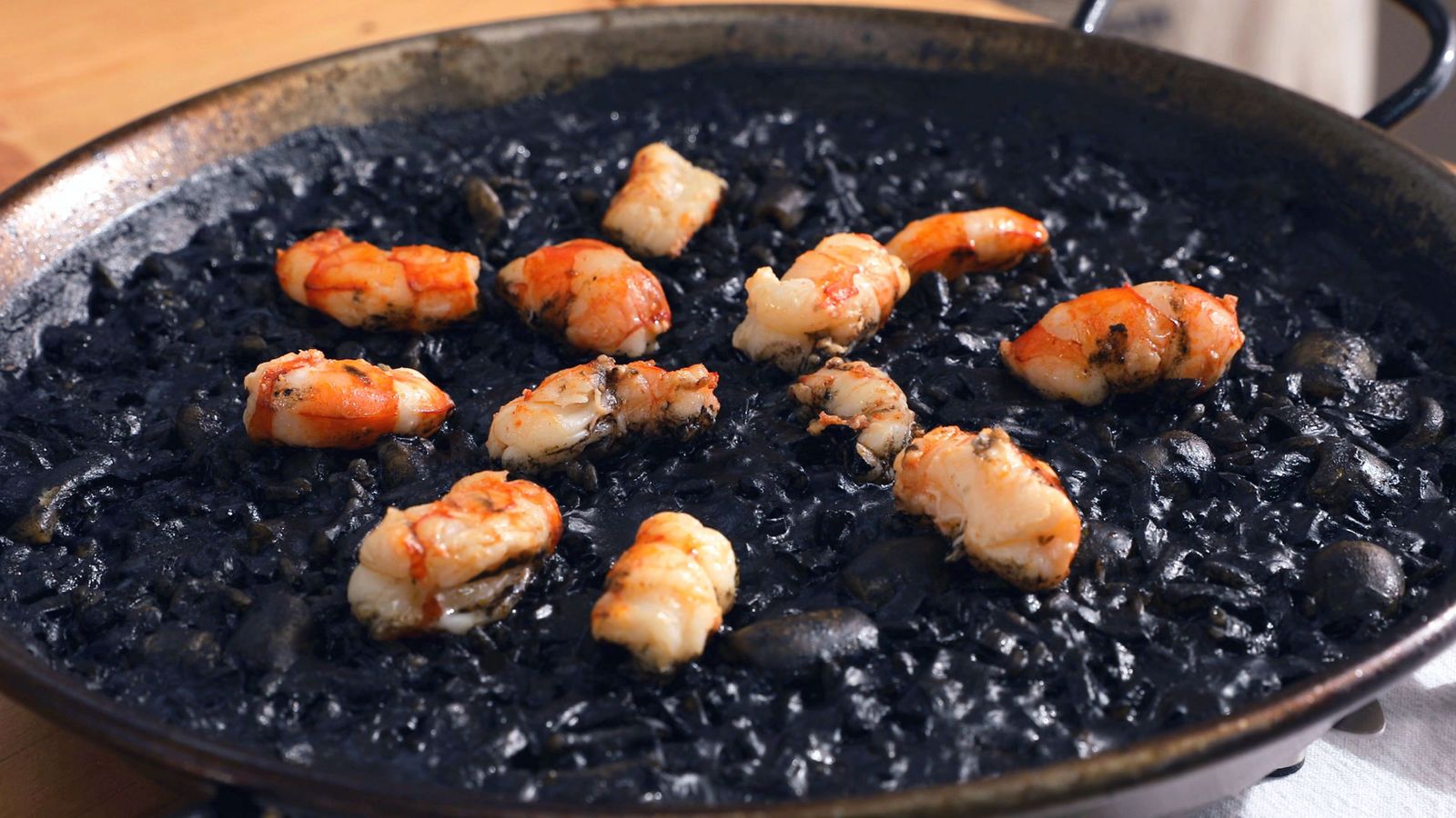 Arroz negro con calamar paso 6