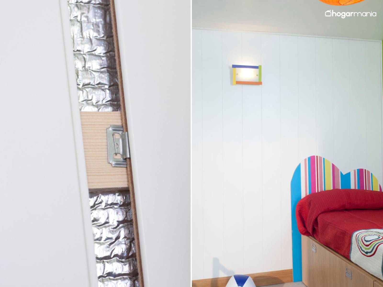 Cómo aislar la pared de una habitación