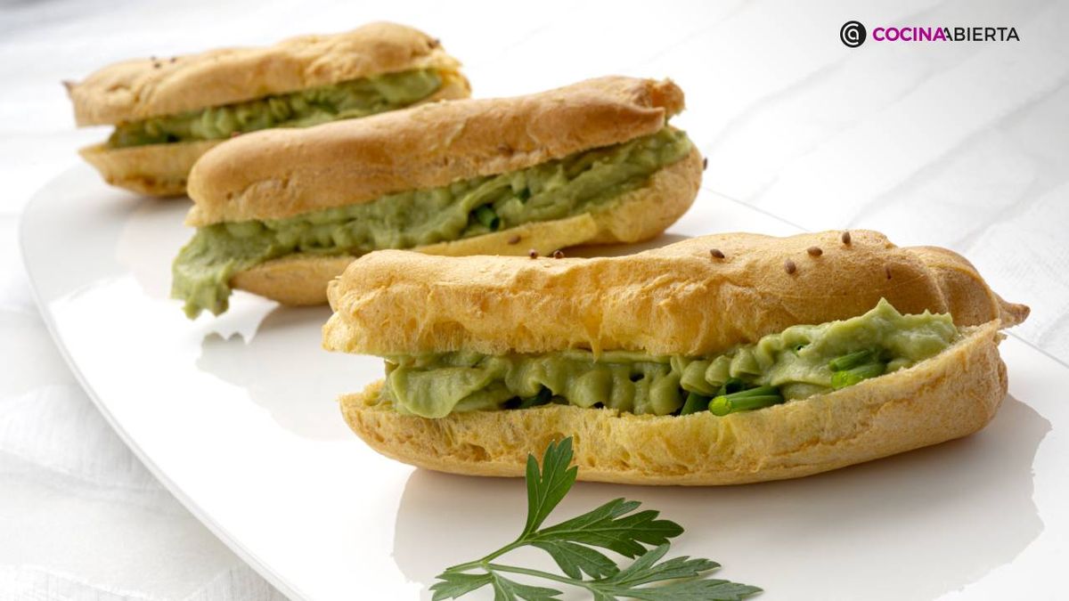 Receta de relámpagos rellenos