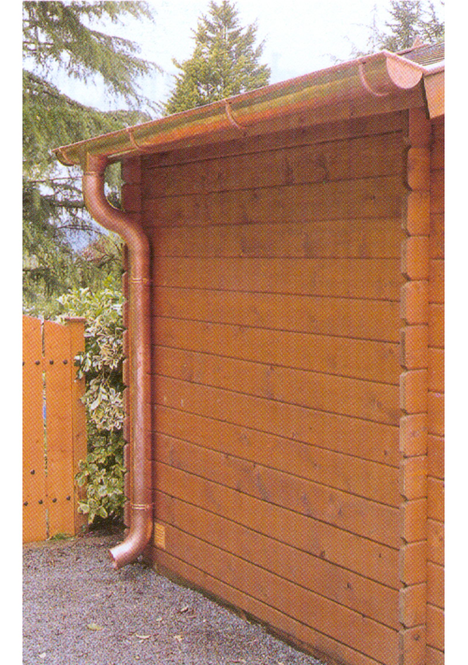 Instalación de un canalón final Instalación de un canalón final