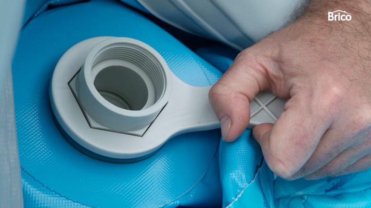 Piscina desmontable paso 8