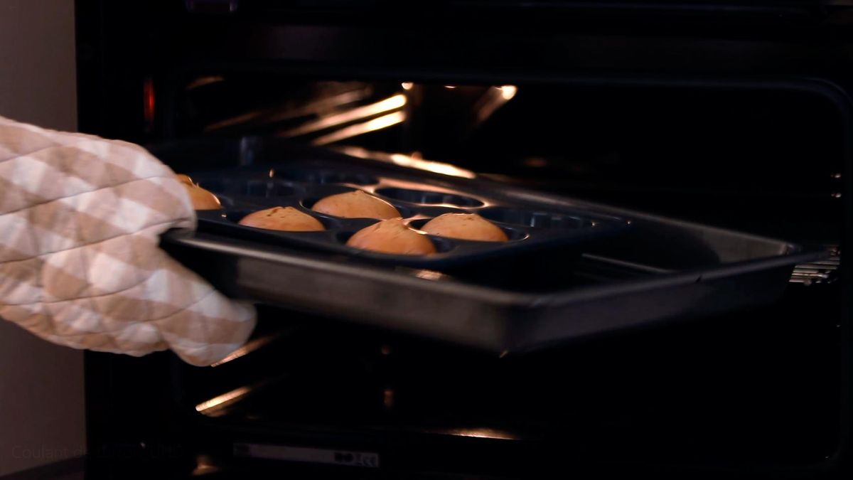 Receta de coulant de turrón para Navidad   Paso 5