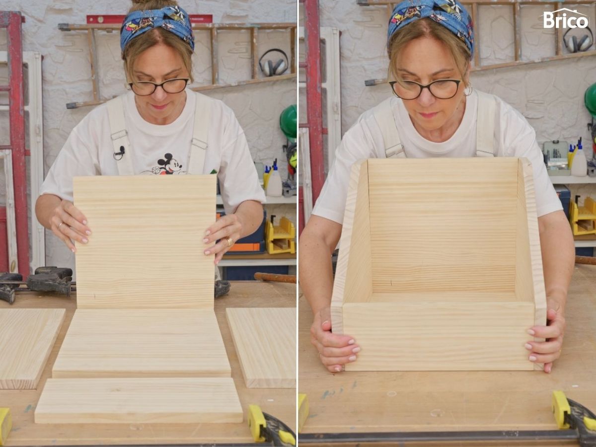 Comprobamos el encaje antes de montar.