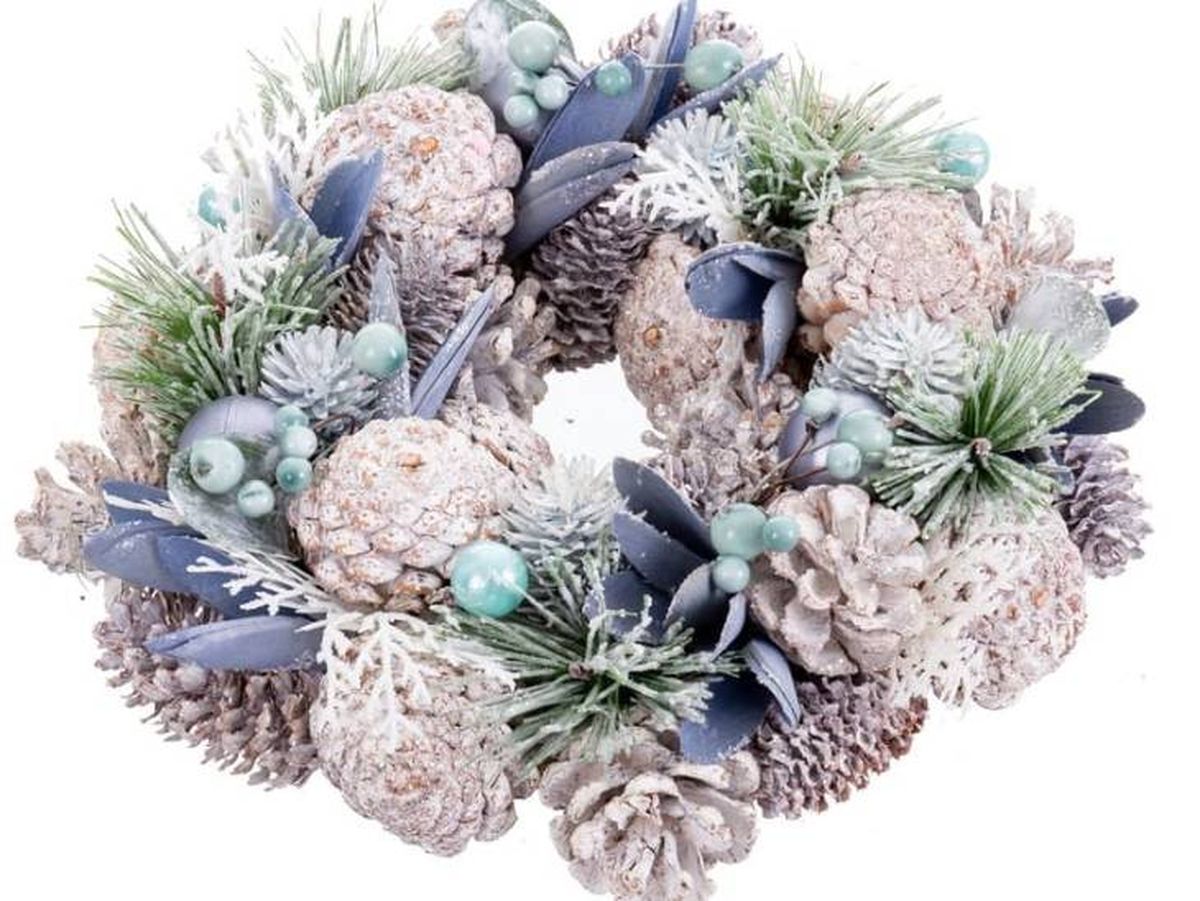 corona navidad azul maisons du monde