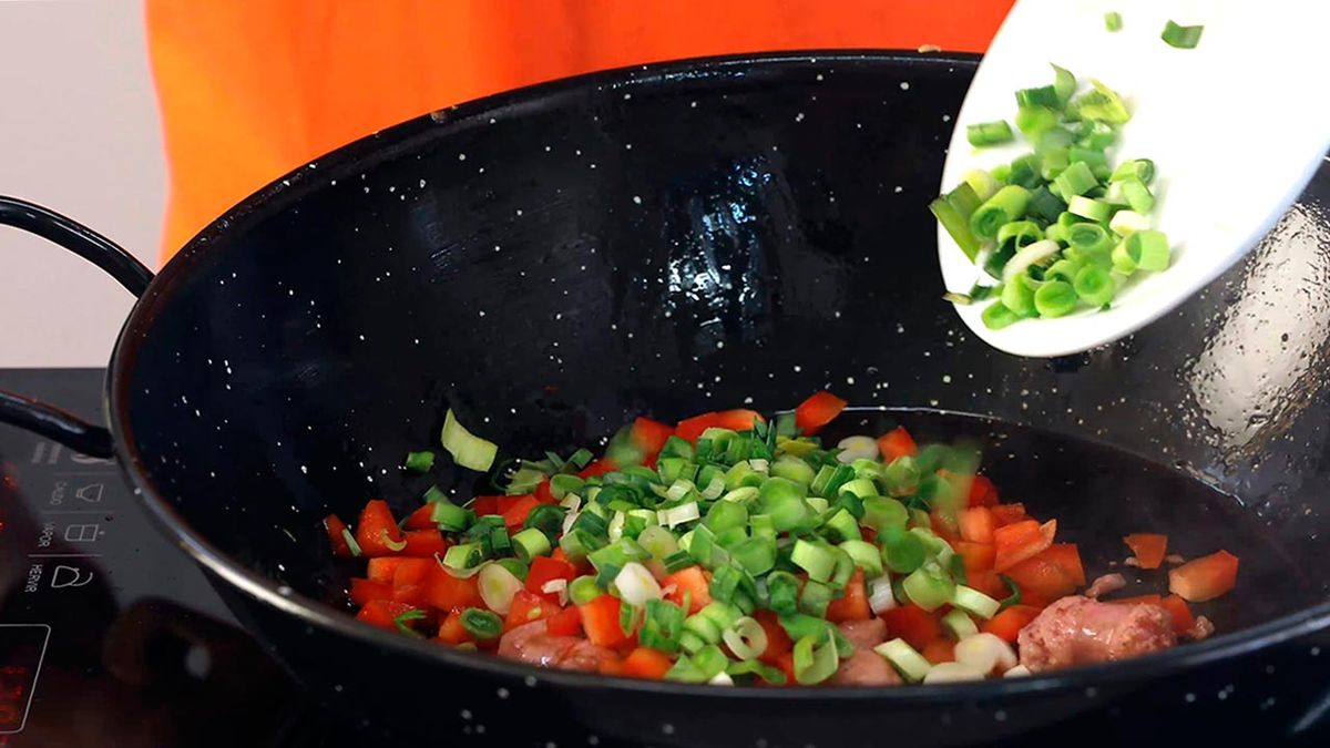 Receta de arroz chaufa  paso 5