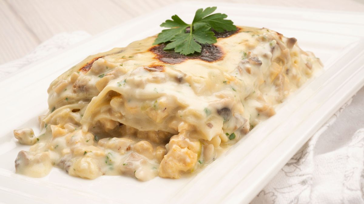 La lasaña es un plato típico de la gastronomía italiana