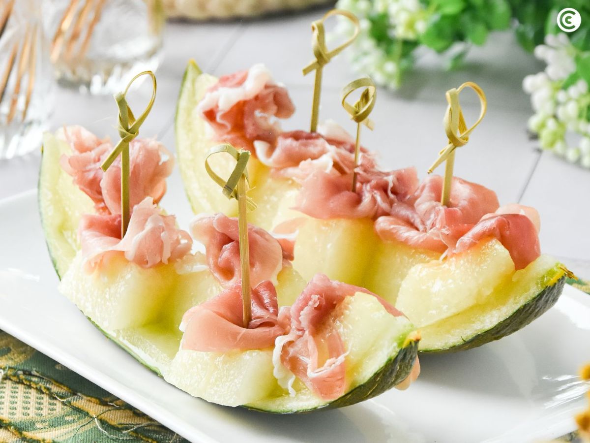 Melón con jamón