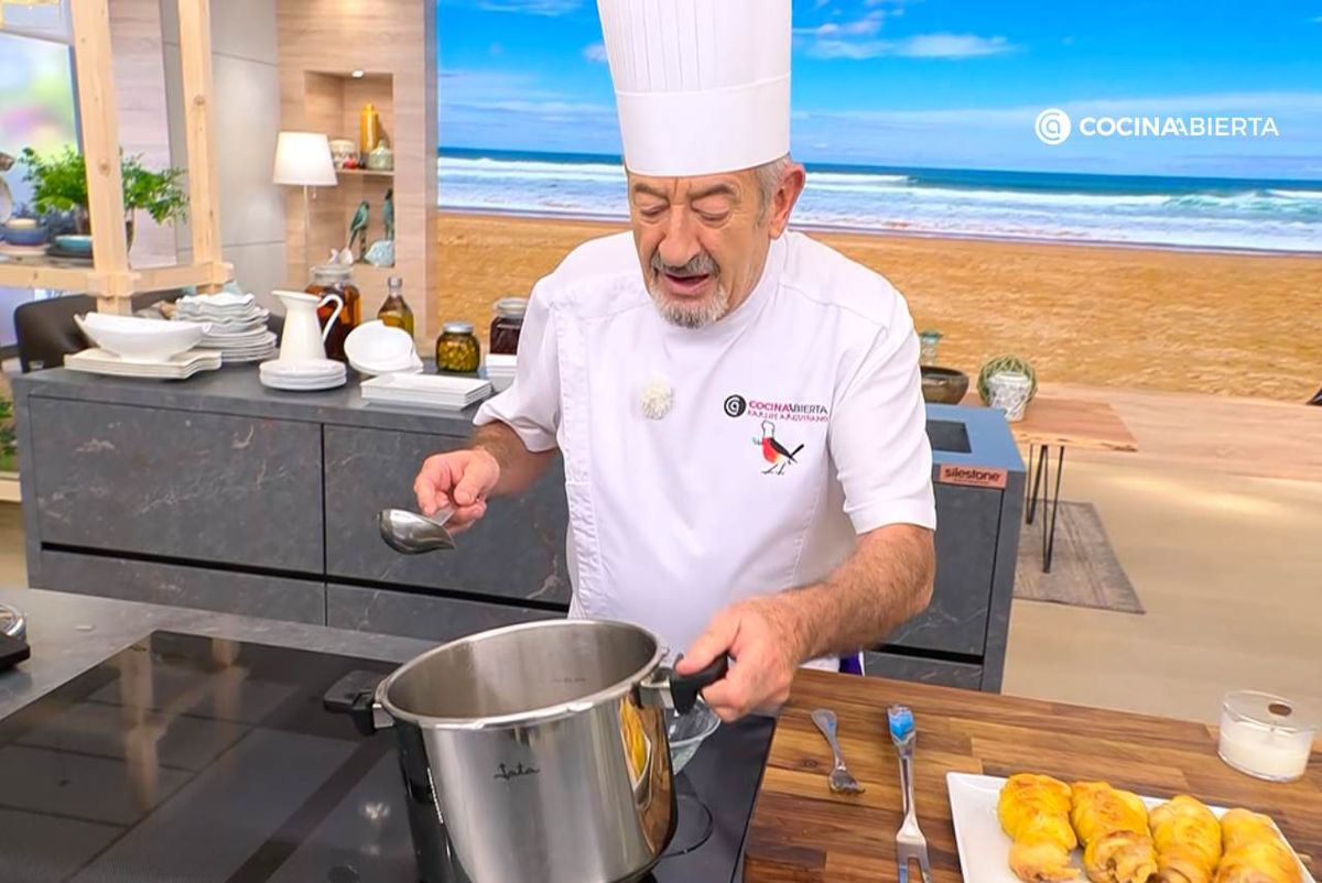 Karlos Arguiñano enseña cómo desgrasar los guisos