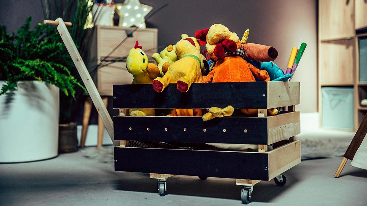 Como hacer un carro para guardar juguetes