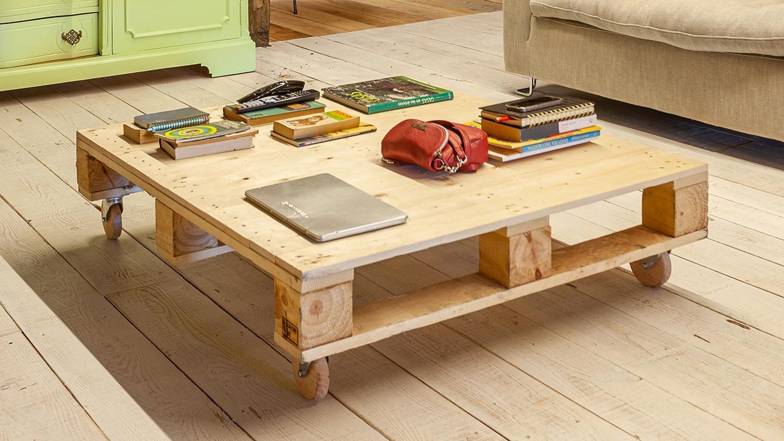 mesa pales ruedas de madera mesa pales ruedas de madera