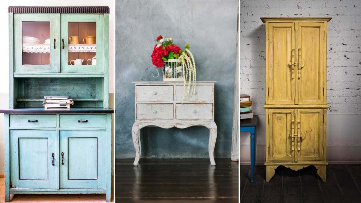 como pintar un mueble vintage 10