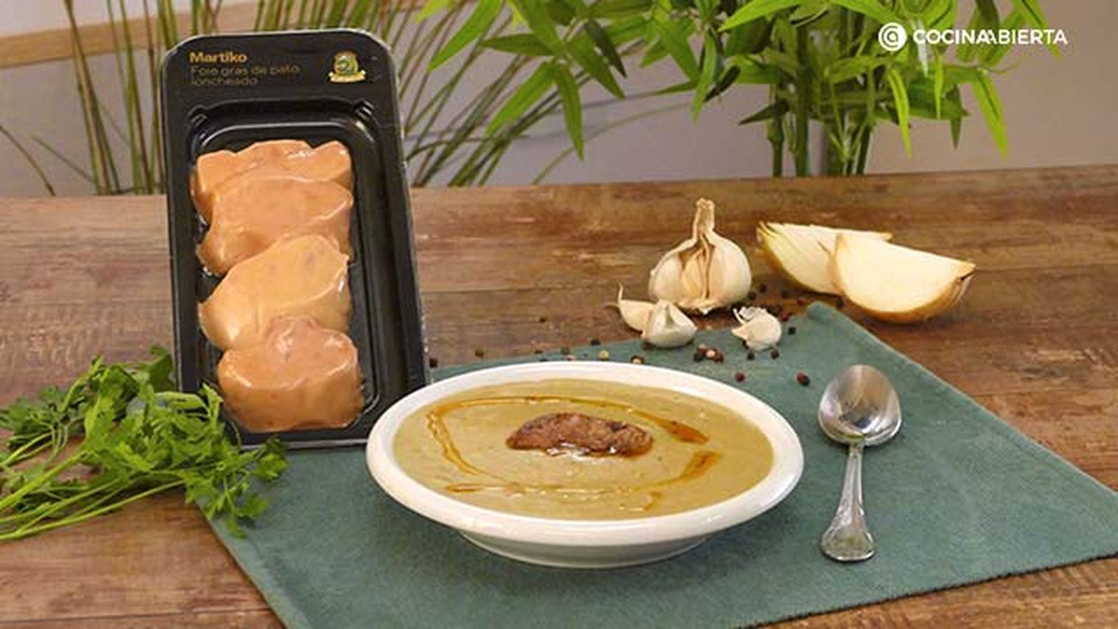 CTIS0932 receta crema calabacin foie gras pato paso 8 CTIS0932 receta crema calabacin foie gras pato paso 8