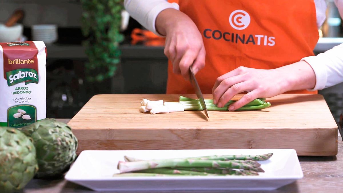 Receta de paella de verduras   paso 2