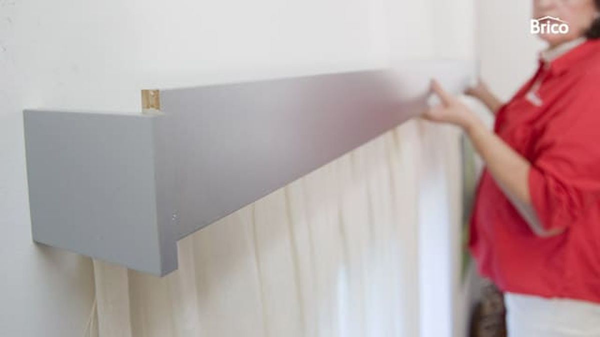 brico 0553 ocultar barra cortina con galerias para cortinas paso 11