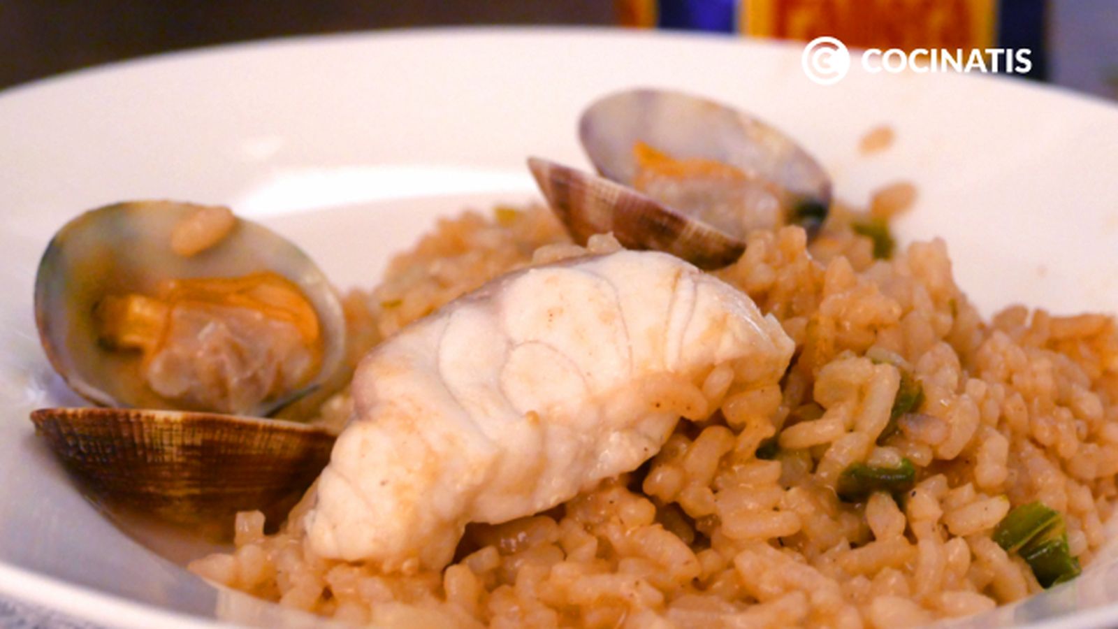 Receta de arroz con pescado (rape y almejas) paso 6 Receta de arroz con pescado (rape y almejas) paso 6