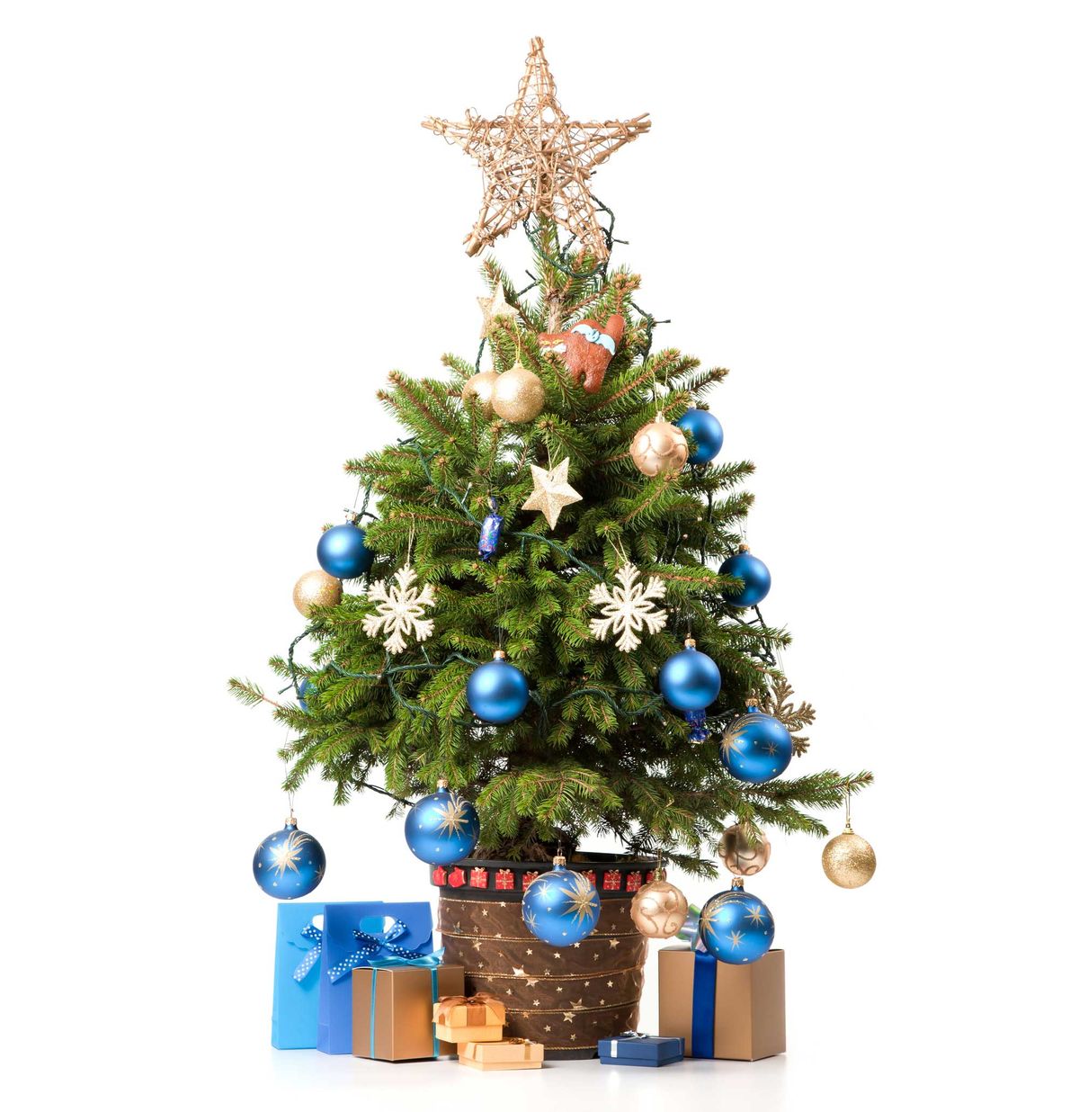 Ideas para decorar el pie del árbol de Navidad 6