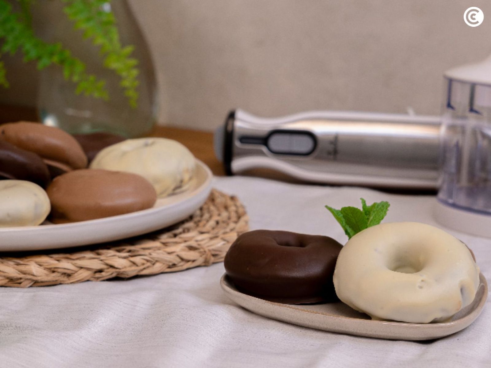 Donuts de chocolate sin gluten Donuts de chocolate sin gluten