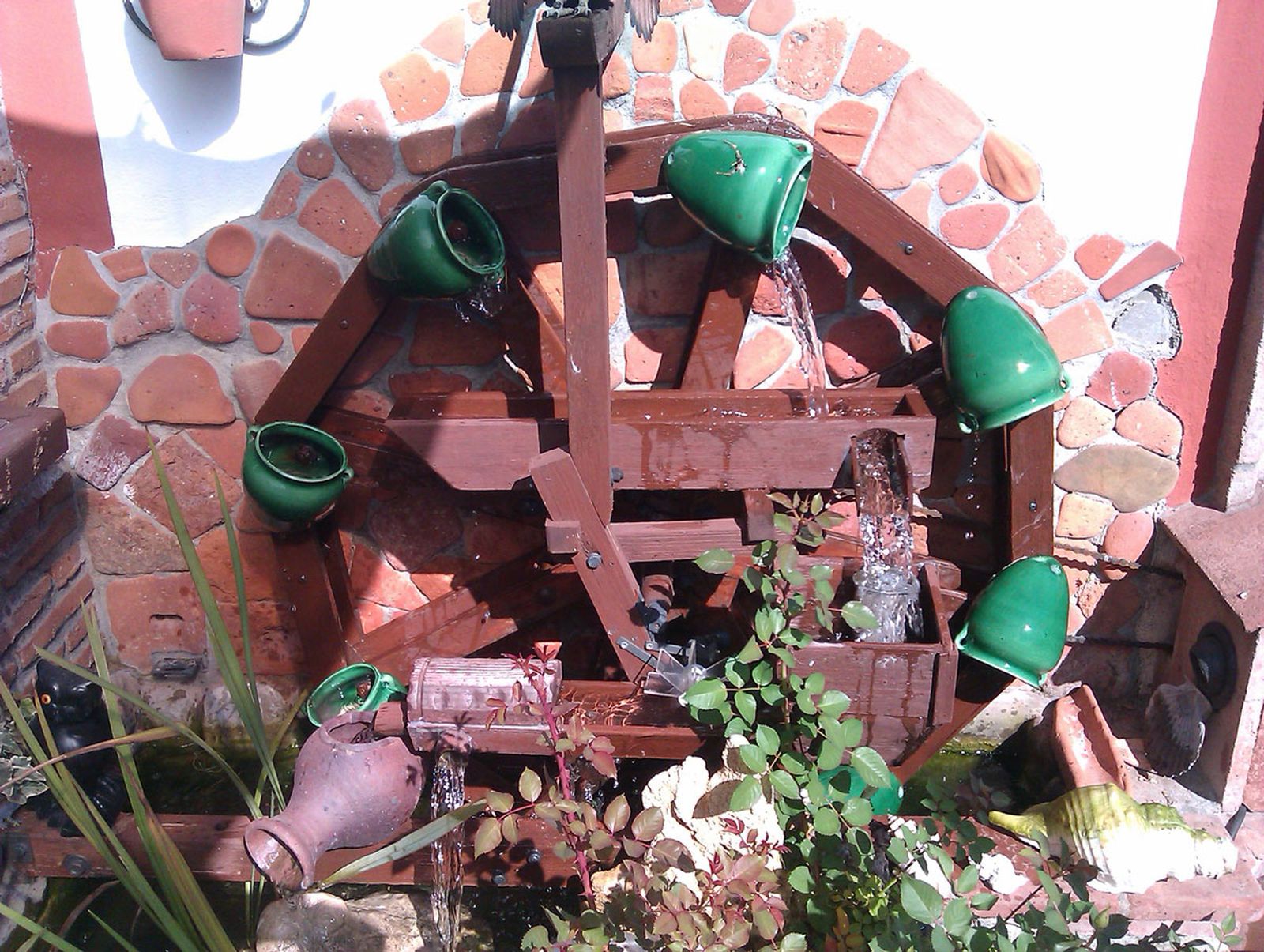 noria para jardin