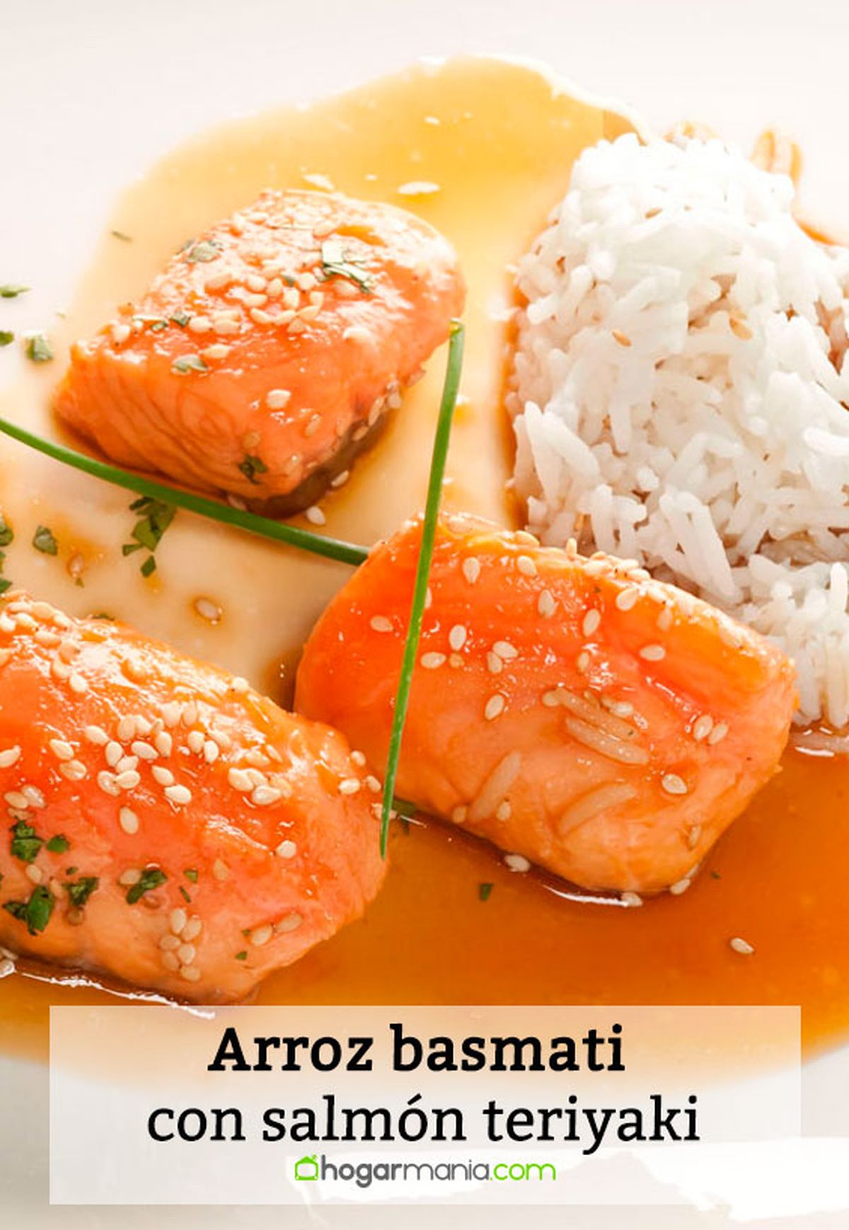 arroz basmati salmon teriyaki pin
