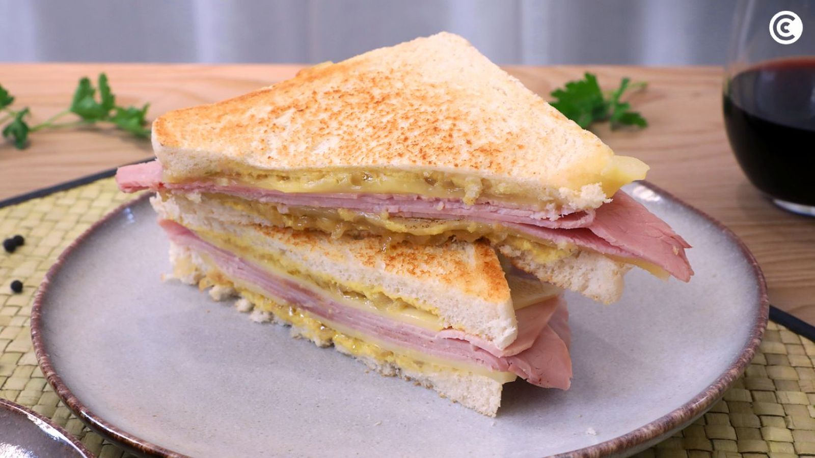 Sándwich en freidora de aire Sándwich en freidora de aire