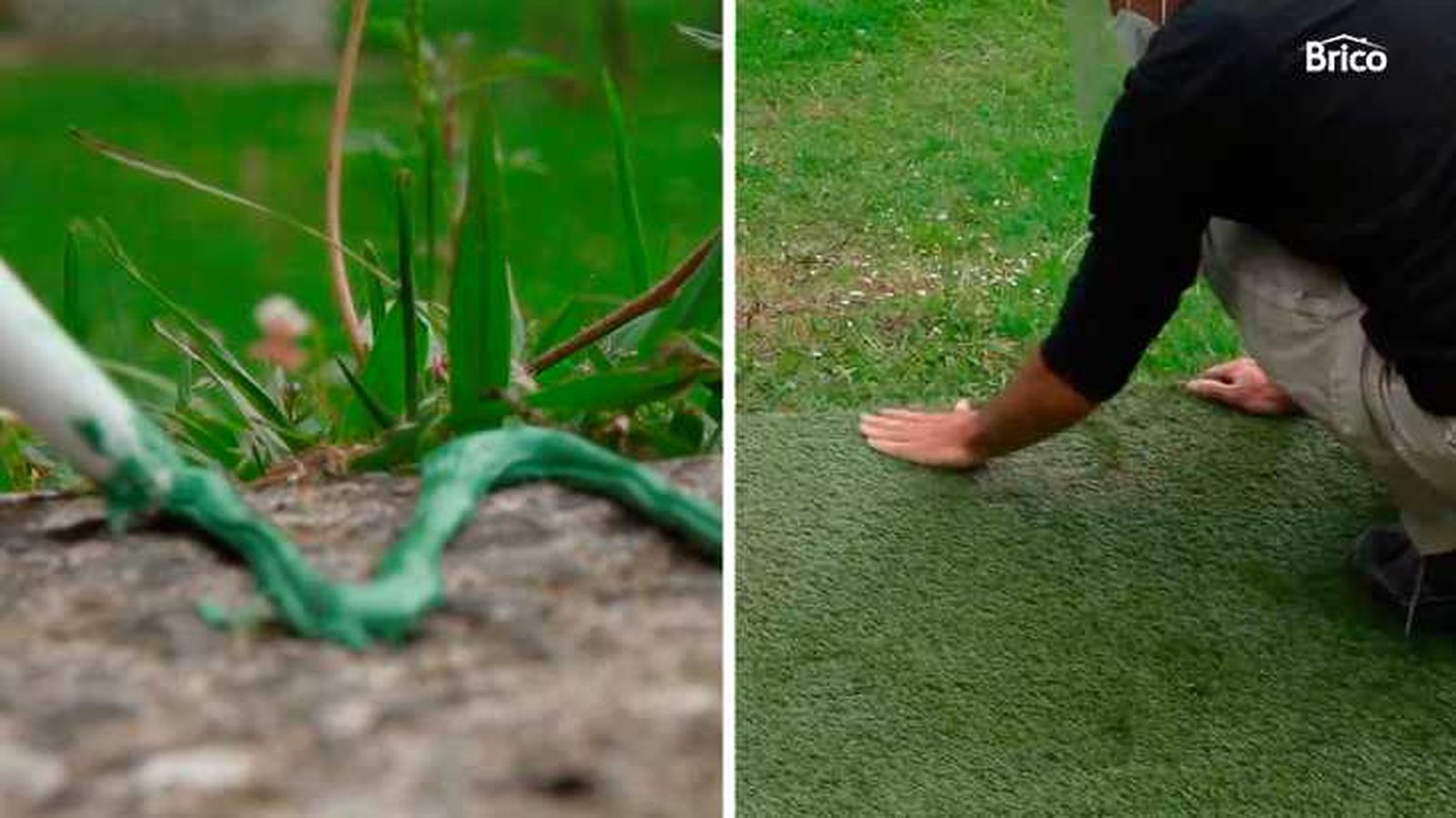 Pasos para pegar césped artificial en una superficie rugosa Pasos para pegar césped artificial en una superficie rugosa