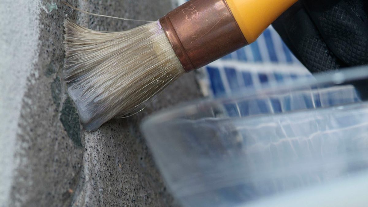 Reparación de grieta en piscina de gresite paso 4