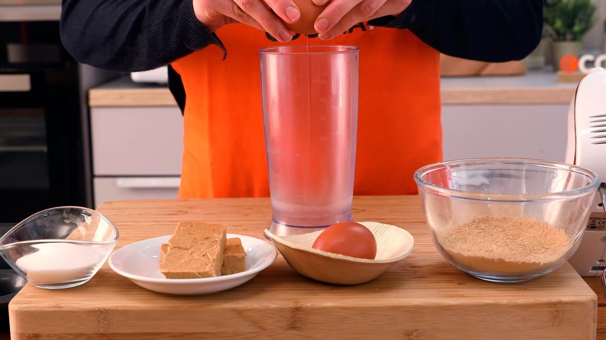 Receta de coulant de turrón para Navidad   Paso 2