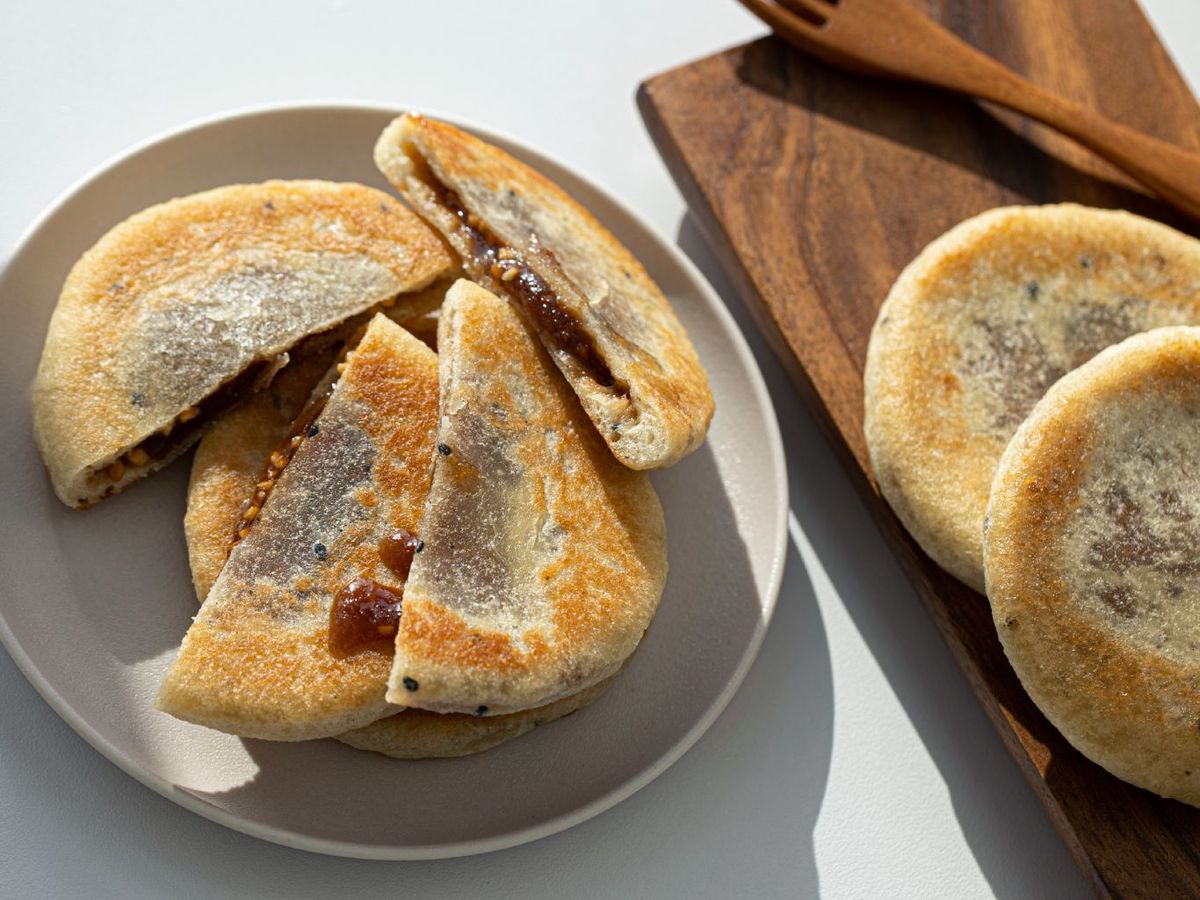 Hotteok (tortitas dulces rellenas)