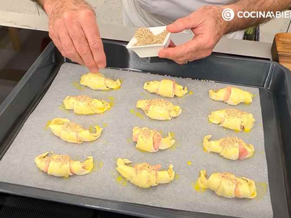 Espolvorea semillas de sésamo