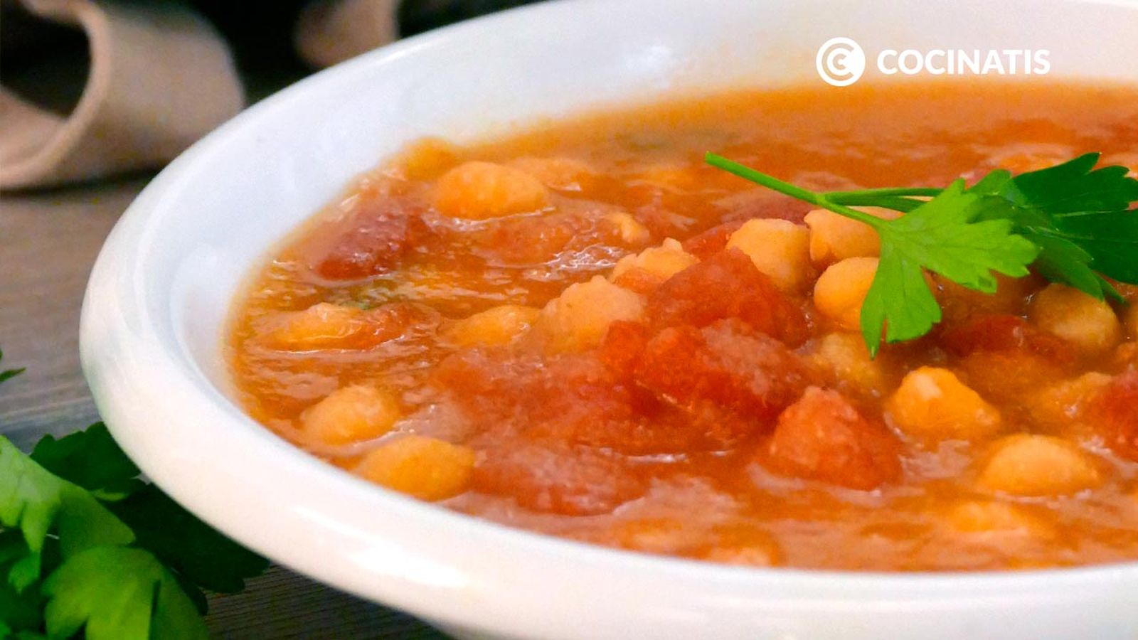 Garbanzos al curry