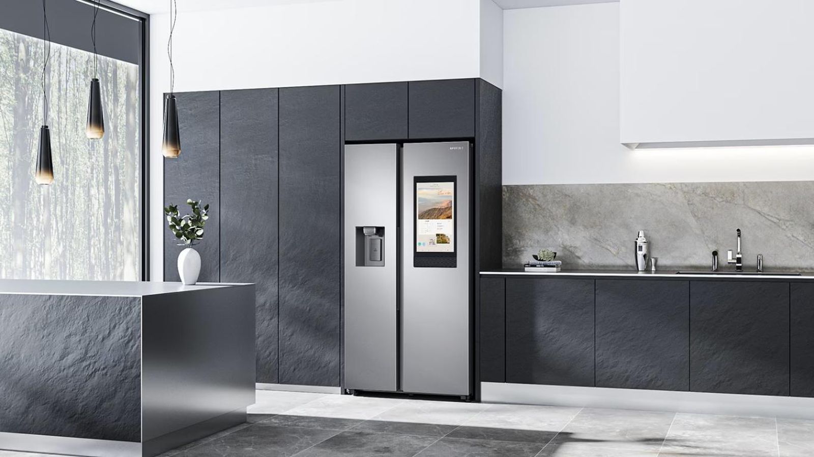 Frigorífico Samsung RS6HA8880S9 Side by Side Family Hub Inox Frigorífico Samsung RS6HA8880S9 Side by Side Family Hub Inox