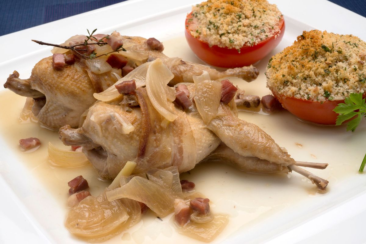 5712 1 Codornices guisadas con tomates a la provenzal (1097) xl