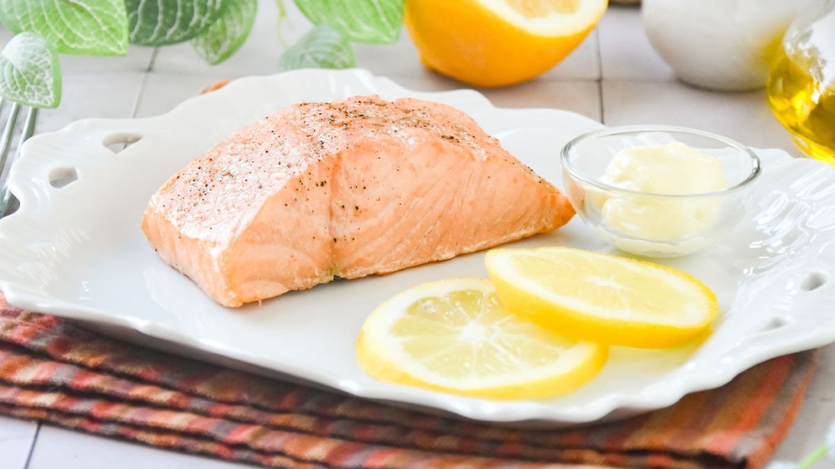 Salmón en freidora de aire