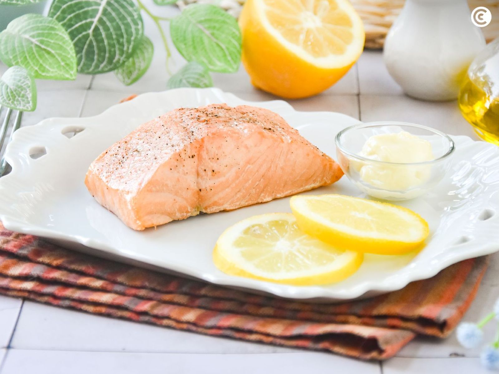 Salmón en freidora de aire
