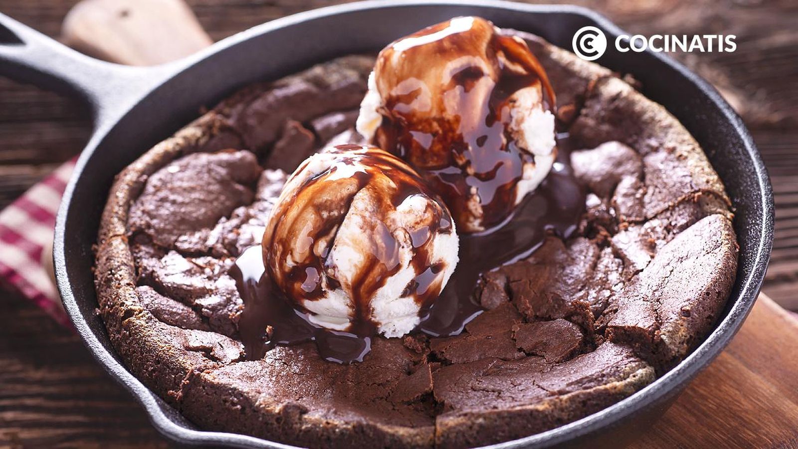 Brownie sin horno