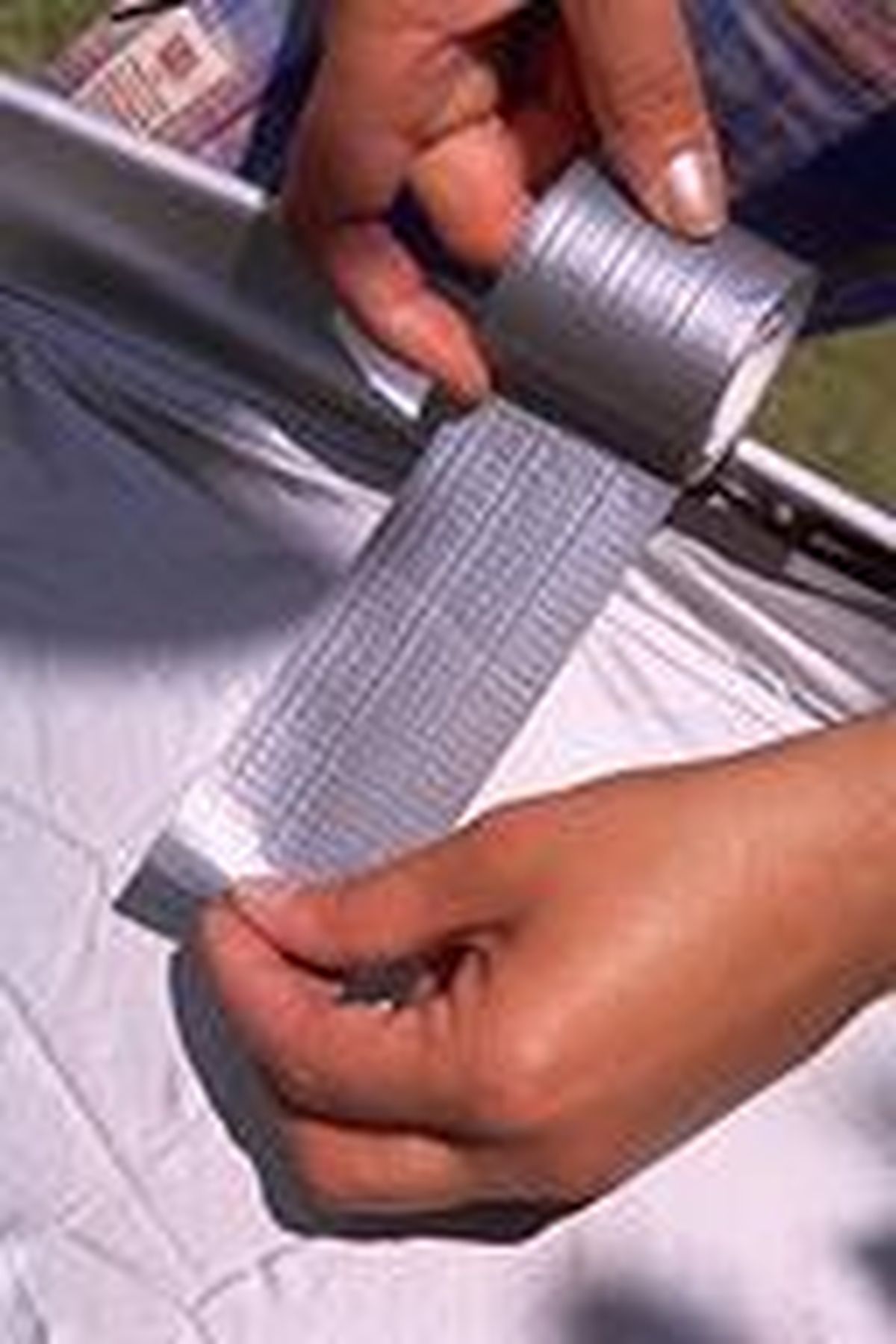 Reparar una tienda de campaña paso 1