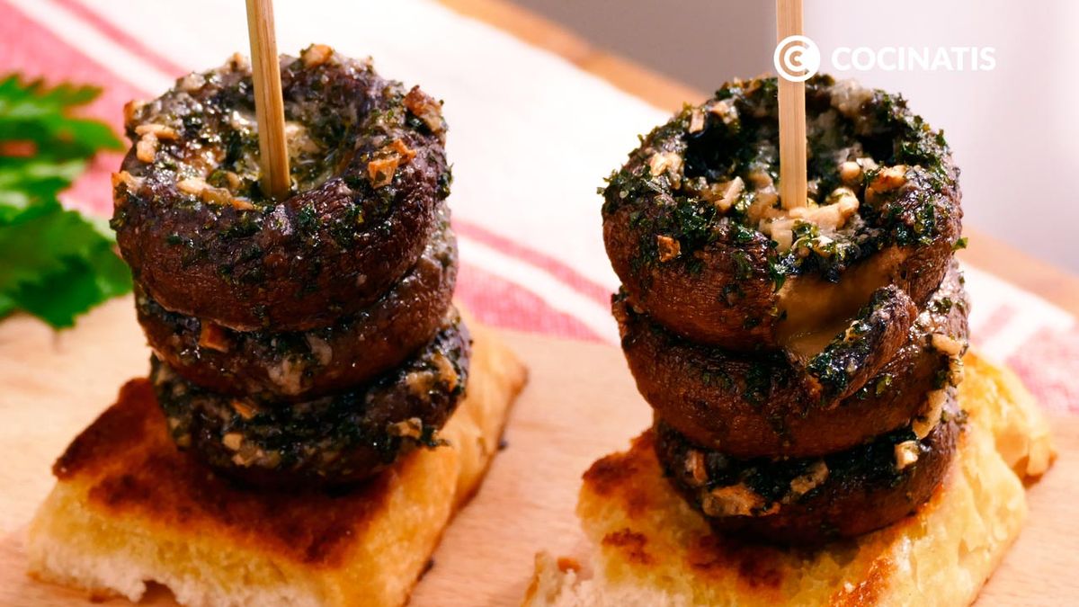 Receta de champiÃ±ones con ajo y perejil