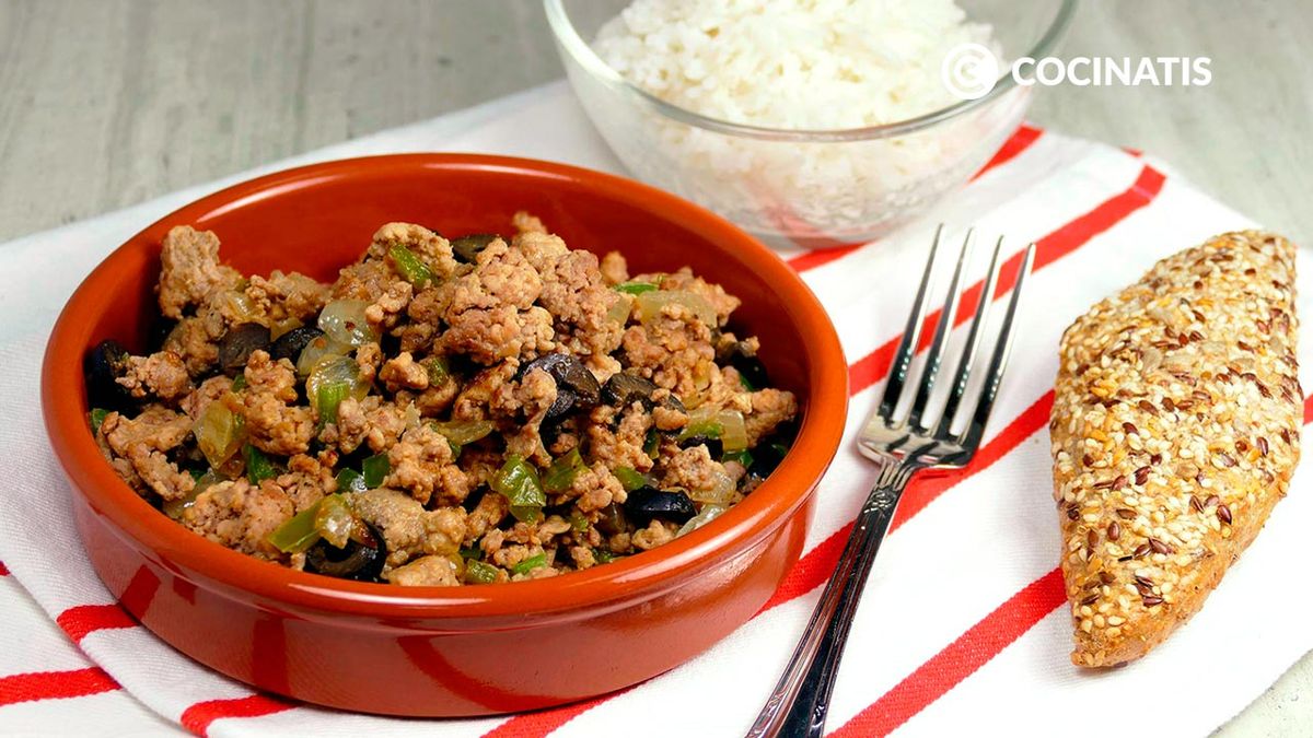 Receta de carne a la cubana