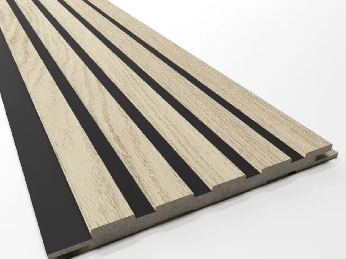 Panel de palillería bicolor en MDF