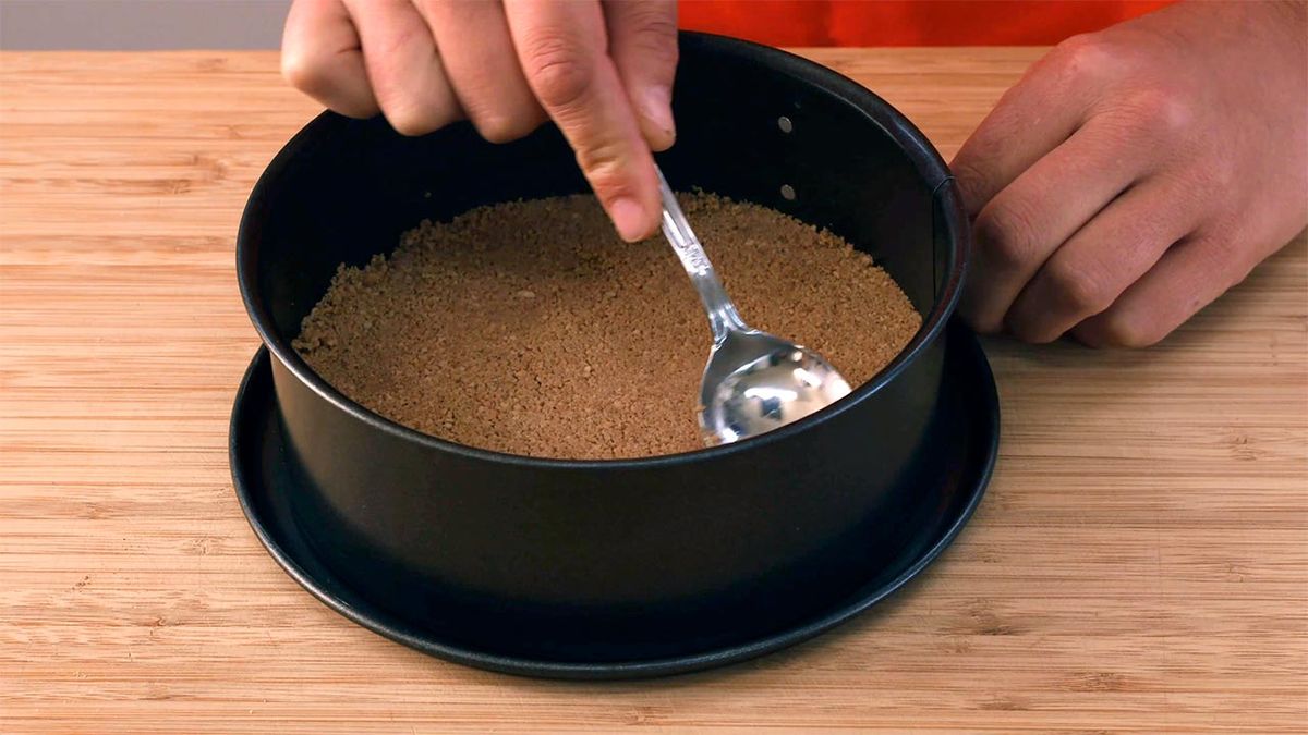 Receta de cheesecake de mango   paso 1