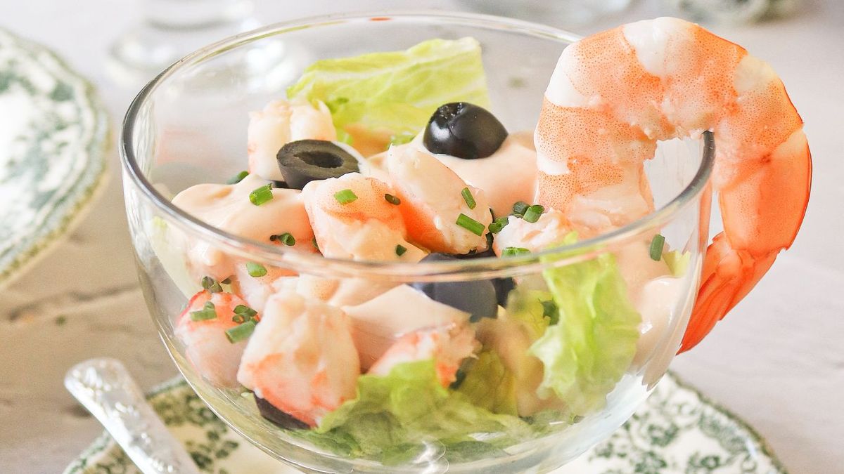 Cóctel de marisco tradicional