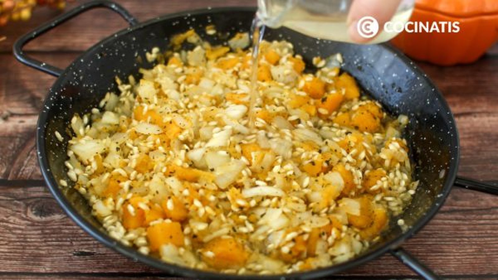 receta risotto vegano de calabaza paso 3