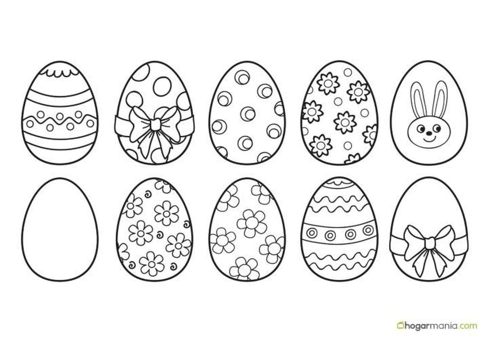 dibujos huevos pascua sencillos 2 dibujos huevos pascua sencillos 2